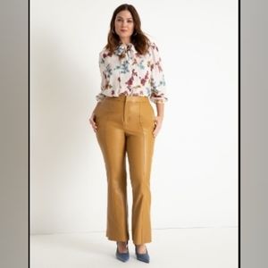 Flare Leg Trouser In Dijon || Size 14